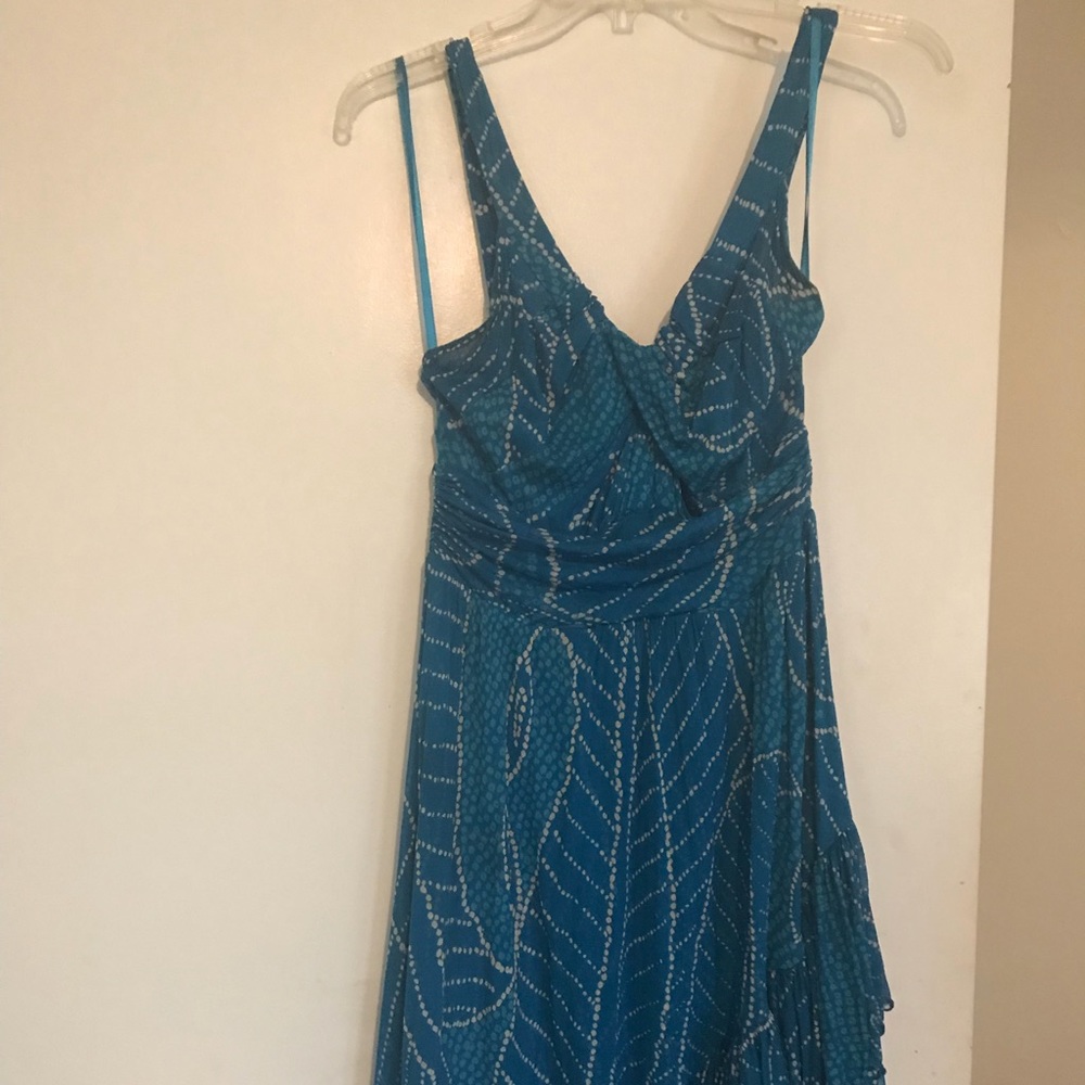 Blue Silk Diane Von Furstenberg Dress